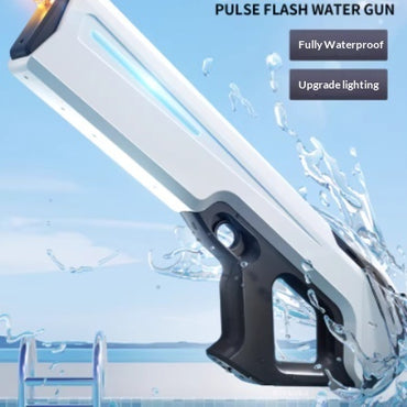 Pulse Electric Burst Water Toy Automatic Water Suction Powerful Spray High-Pressure Squirt Gun - LJ Enterprise