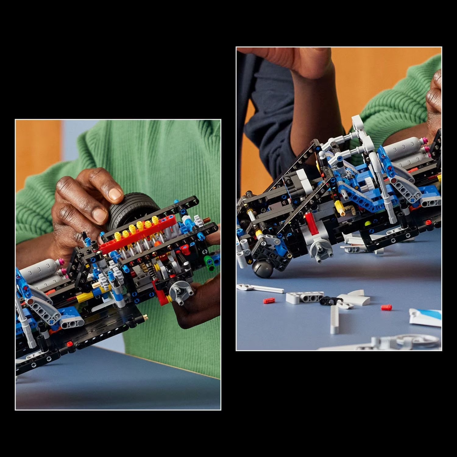 Technic 2 Fast 2 Furious Nissan Skyline GT-R (R34) Car Building Set, 1410 Pc.