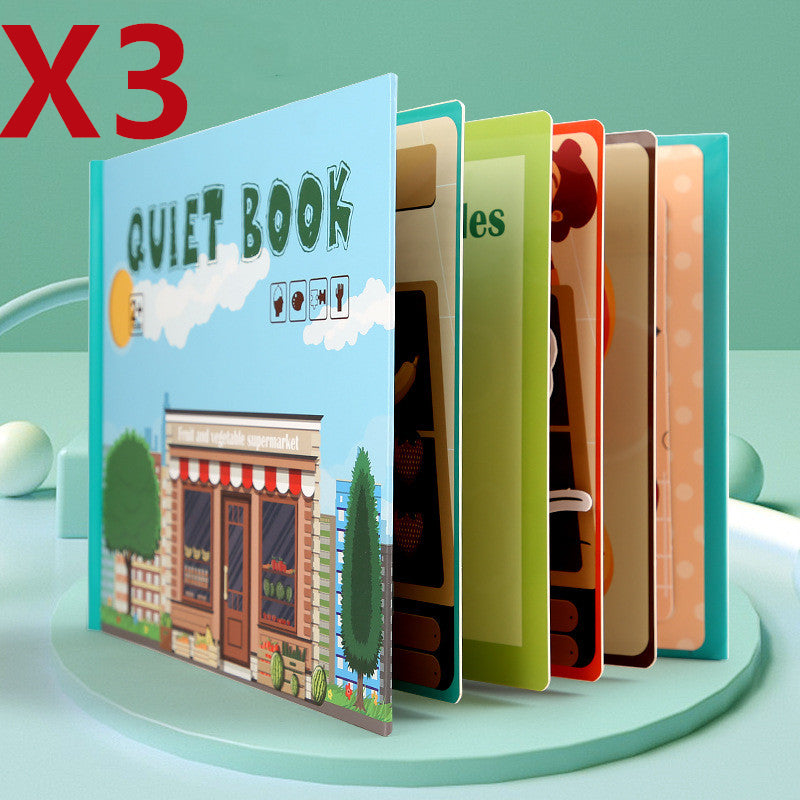 Children's Educational Wooden Books To Read