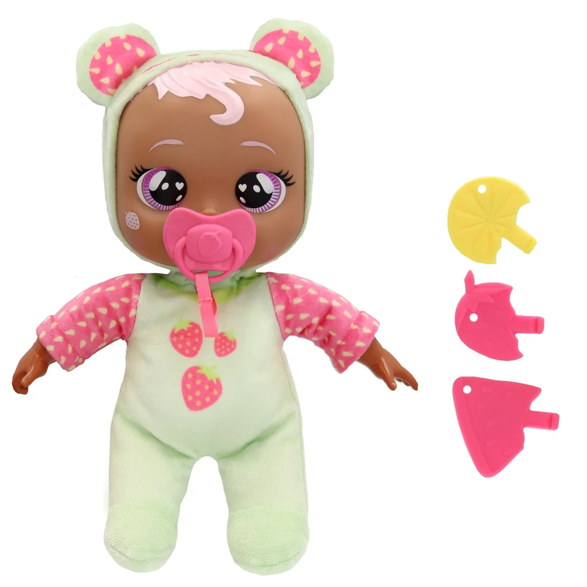 Mealtime Mindy 11.4" Baby Doll W/ 4 Accessories, 15 Sounds and Reactions