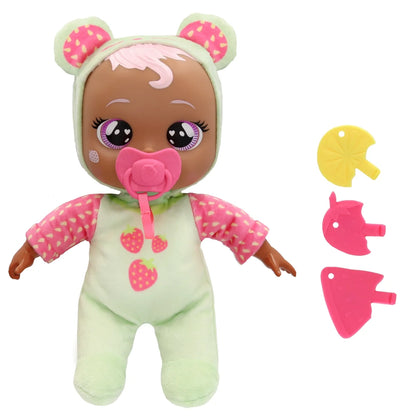 Mealtime Mindy 11.4" Baby Doll W/ 4 Accessories, 15 Sounds and Reactions