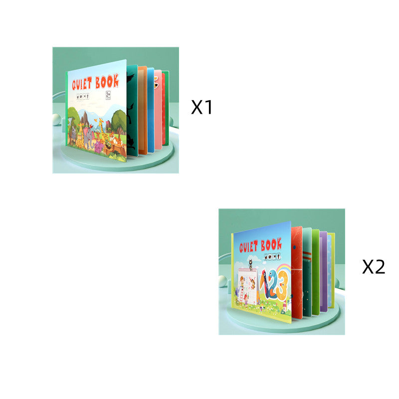 Children's Educational Wooden Books To Read