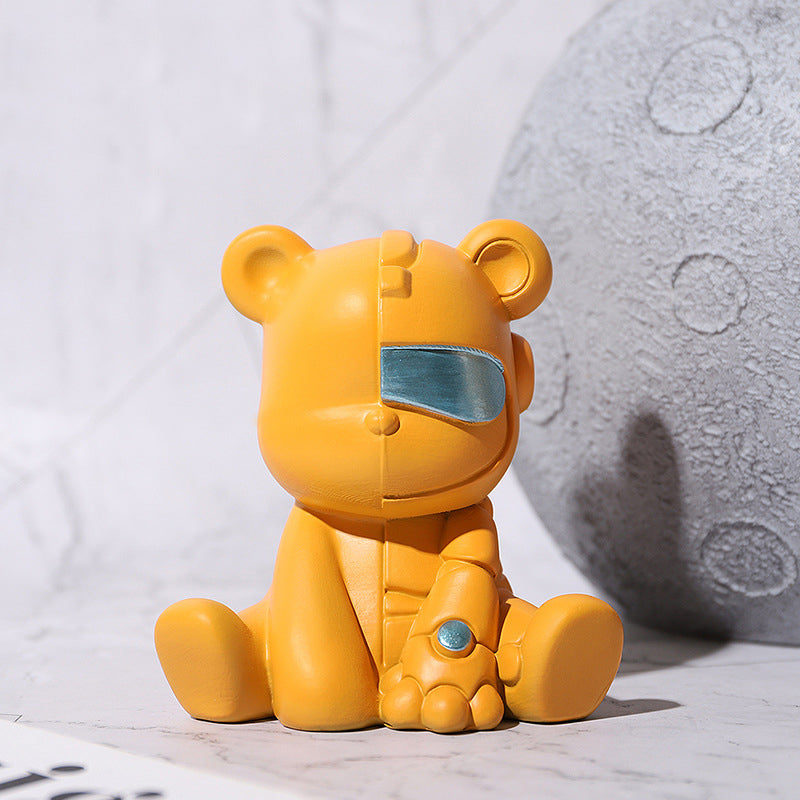 Cartoon Bear Resin Crafts Creative