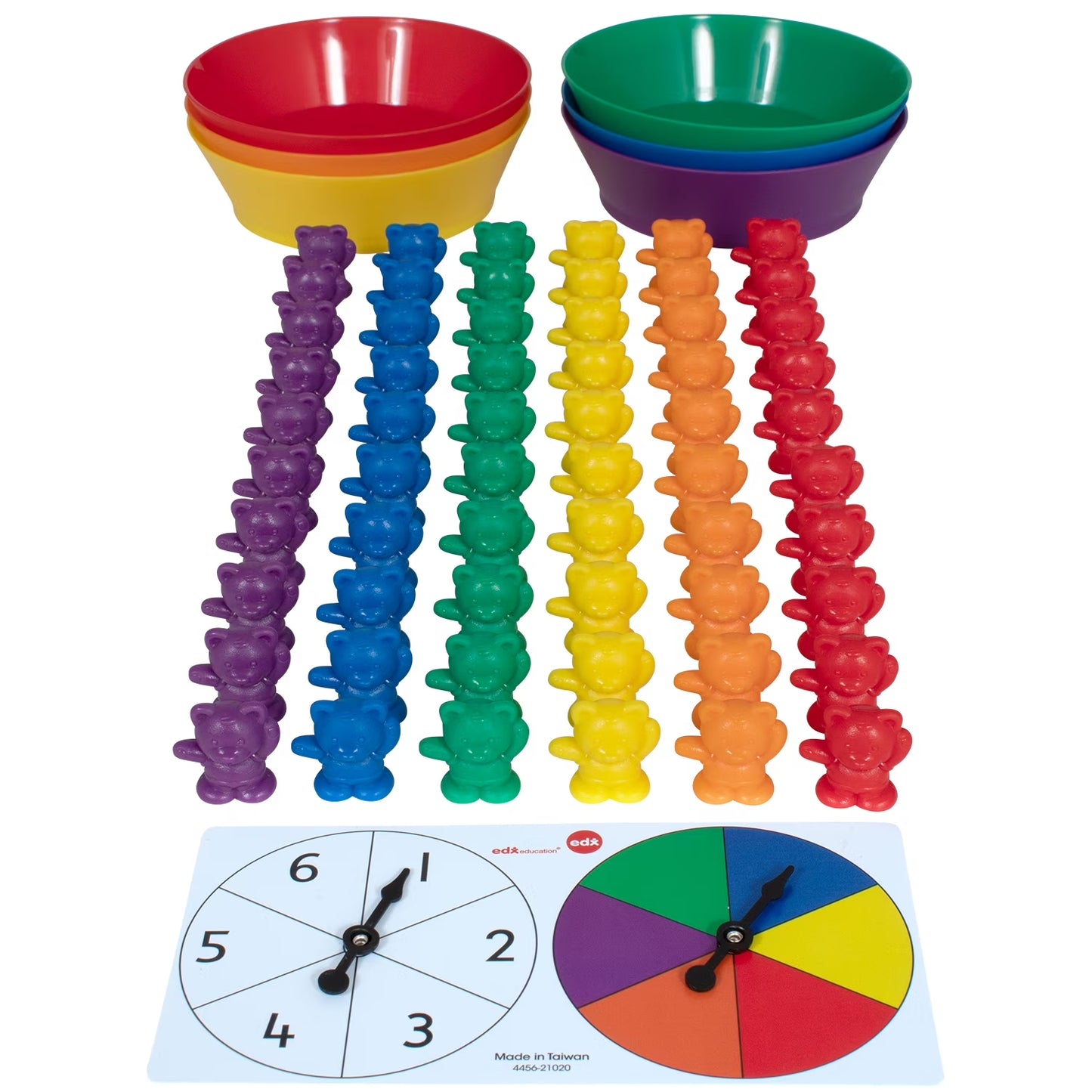Counting Bears with Matching Bowls - 68Pc Set