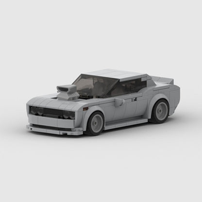 Building Blocks Compatible With 8 Grid Super Racing Cars