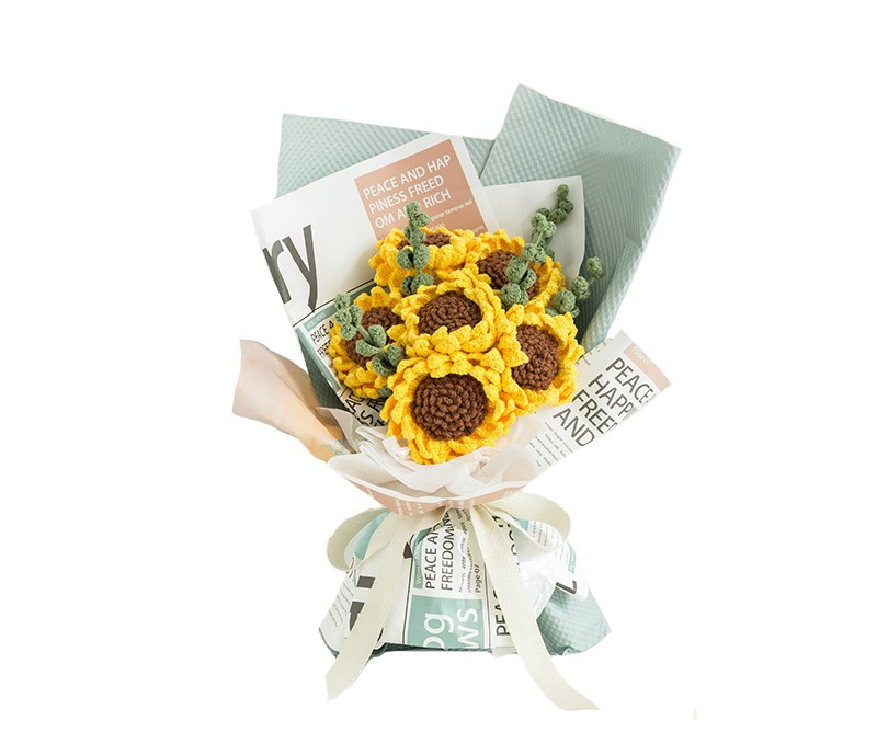 Artistic Bouquet Handmade DIY Crochet Yarn Ball - LJ Enterprise