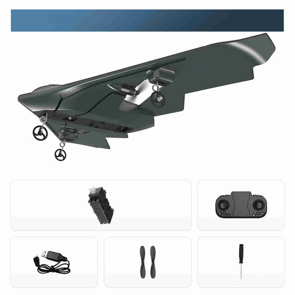 Remote Control Fixed Wing Toy Foam Glider Flight Control Electric