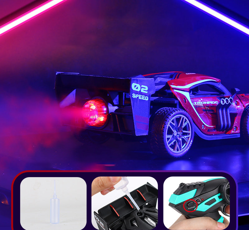 Remote Control Alloy Spray Sports Toy Car