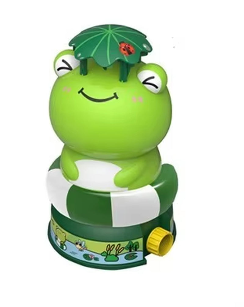 Water Sprinkler for Kids Outdoor Cartoon Cute High Pressure Rotating Sprinkler Rocket Launcher Garden Summer Toys