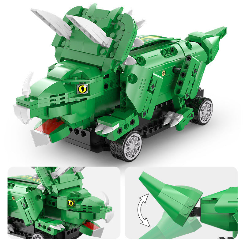 Assembled Building Blocks Programmable Remote Control Toy