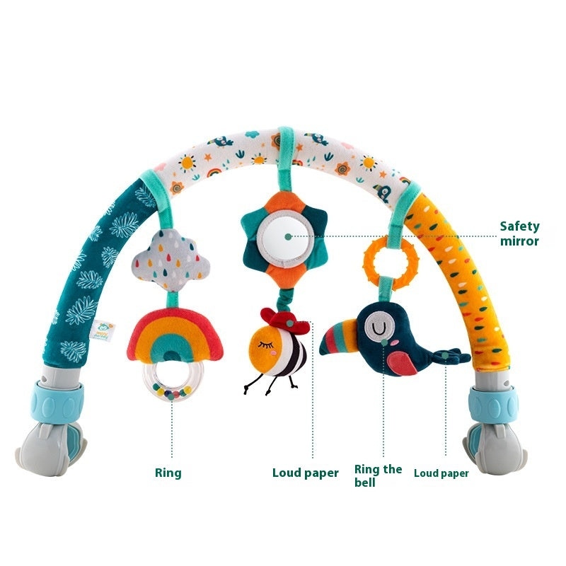 Baby Hanging Bed Bell Rattle Newborn Children's Bed Clip Car Clip Ornaments Baby Comfort Toy