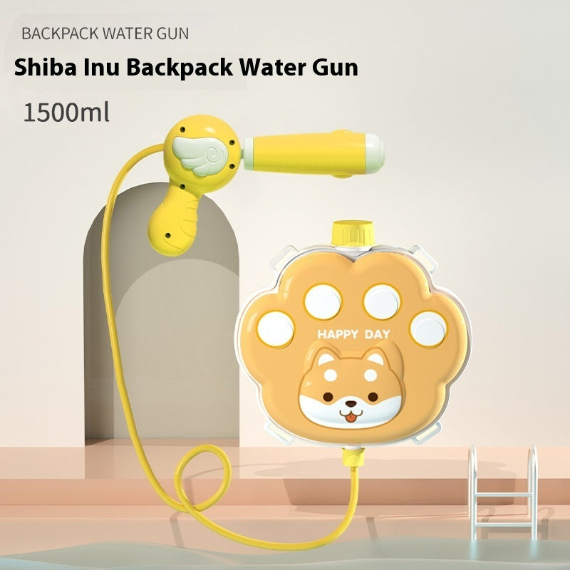 Children's Cartoon Backpack Water Gun Water Beach Toys - LJ Enterprise