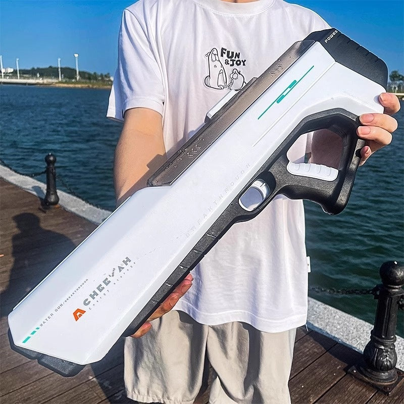 Electric Continuous Hair Gun Water Spray High Pressure Strong Water Pistol Large Capacity Automatic Water Feeding Internet Celebrity - LJ Enterprise