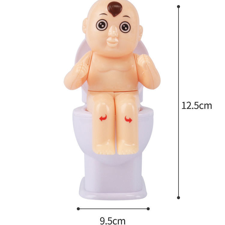 Spoof Funny Objects Small Toy Squirt Toilet For Whole Person Prank Water Gun - LJ Enterprise