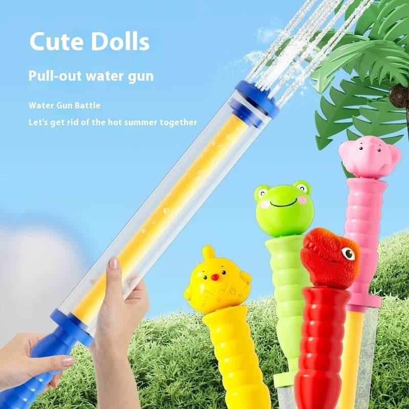 Children's Water Fight Beach Water Spray Pull-out Water Gun - LJ Enterprise
