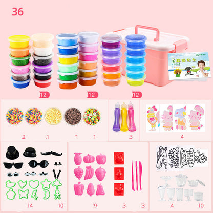 Super light clay 36 color set clay diy toy plasticine