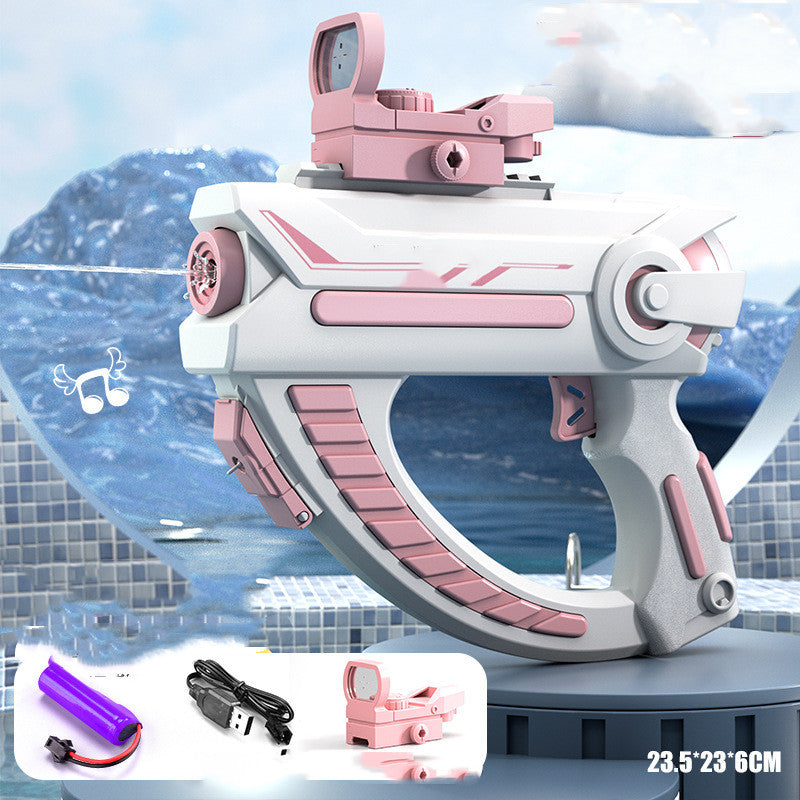 Summer Fully Automatic Electric Water Gun Rechargeable Long-Range Continuous Firing Party Game Kids Gift - LJ Enterprise
