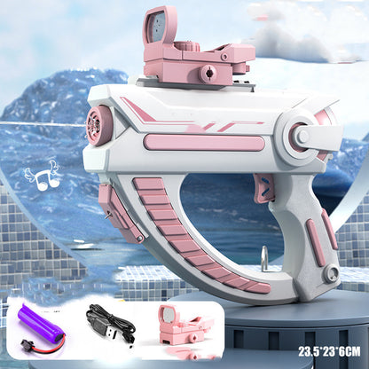 Summer Fully Automatic Electric Water Gun Rechargeable Long-Range Continuous Firing Party Game Kids Gift - LJ Enterprise