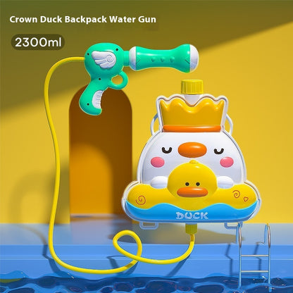 Children's Cartoon Backpack Water Gun Water Beach Toys - LJ Enterprise