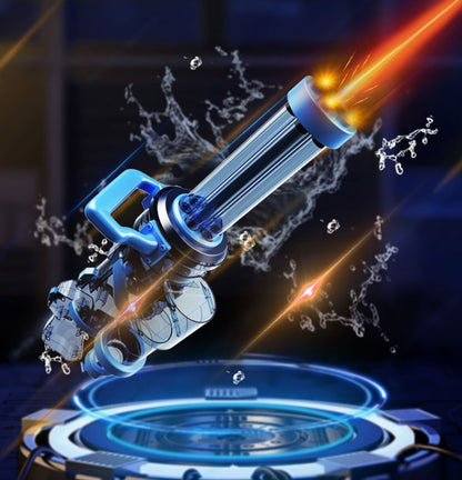 Ice Explosion Gatling Water Gun Electric Continuous Firing - LJ Enterprise