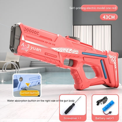 Children's Large Automatic Electric Water Suction Gun Toy - LJ Enterprise