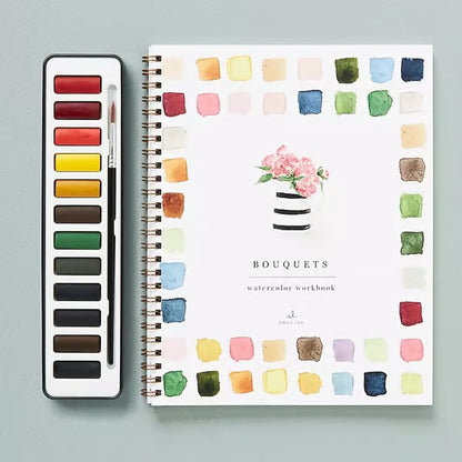Portable Home Watercolor Exercise Book For Beginners