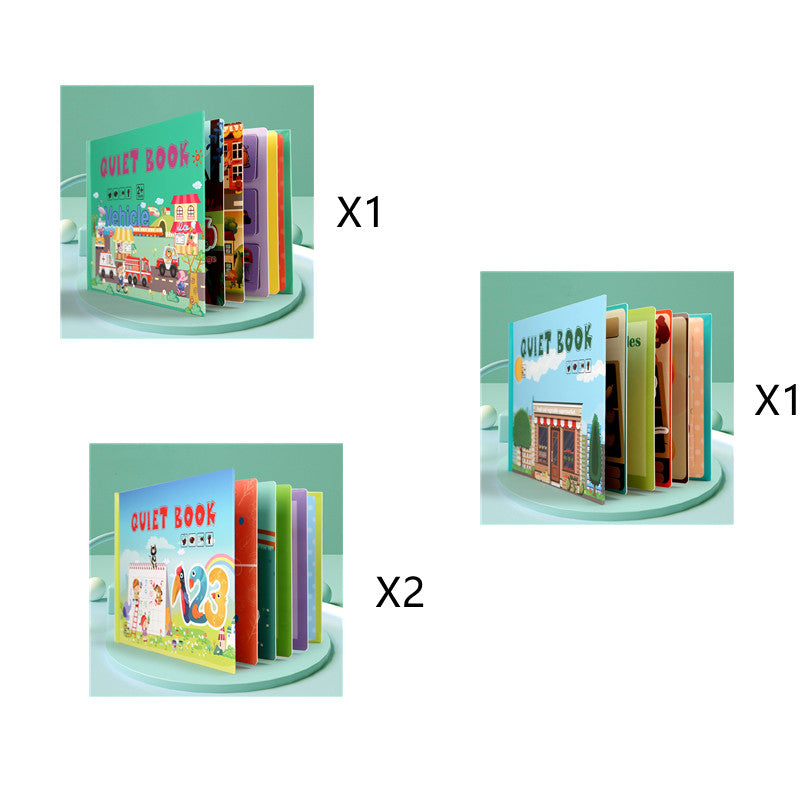 Children's Educational Wooden Books To Read