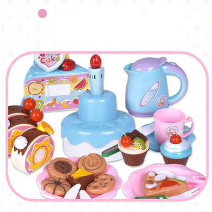Creative Assembling Lights Singing Birthday Cake Modeling Toys