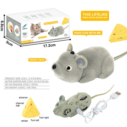 Four-way Remote Control Mouse Flocking Toy