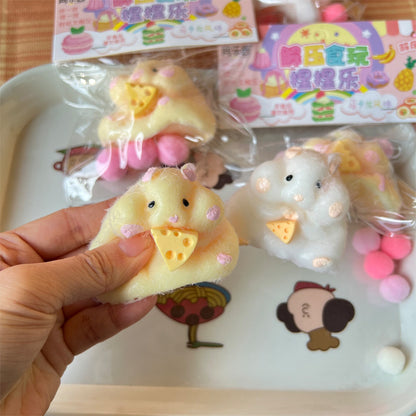TPR Soft Rubber Decompression Toy Hamster Super Soft And Cute