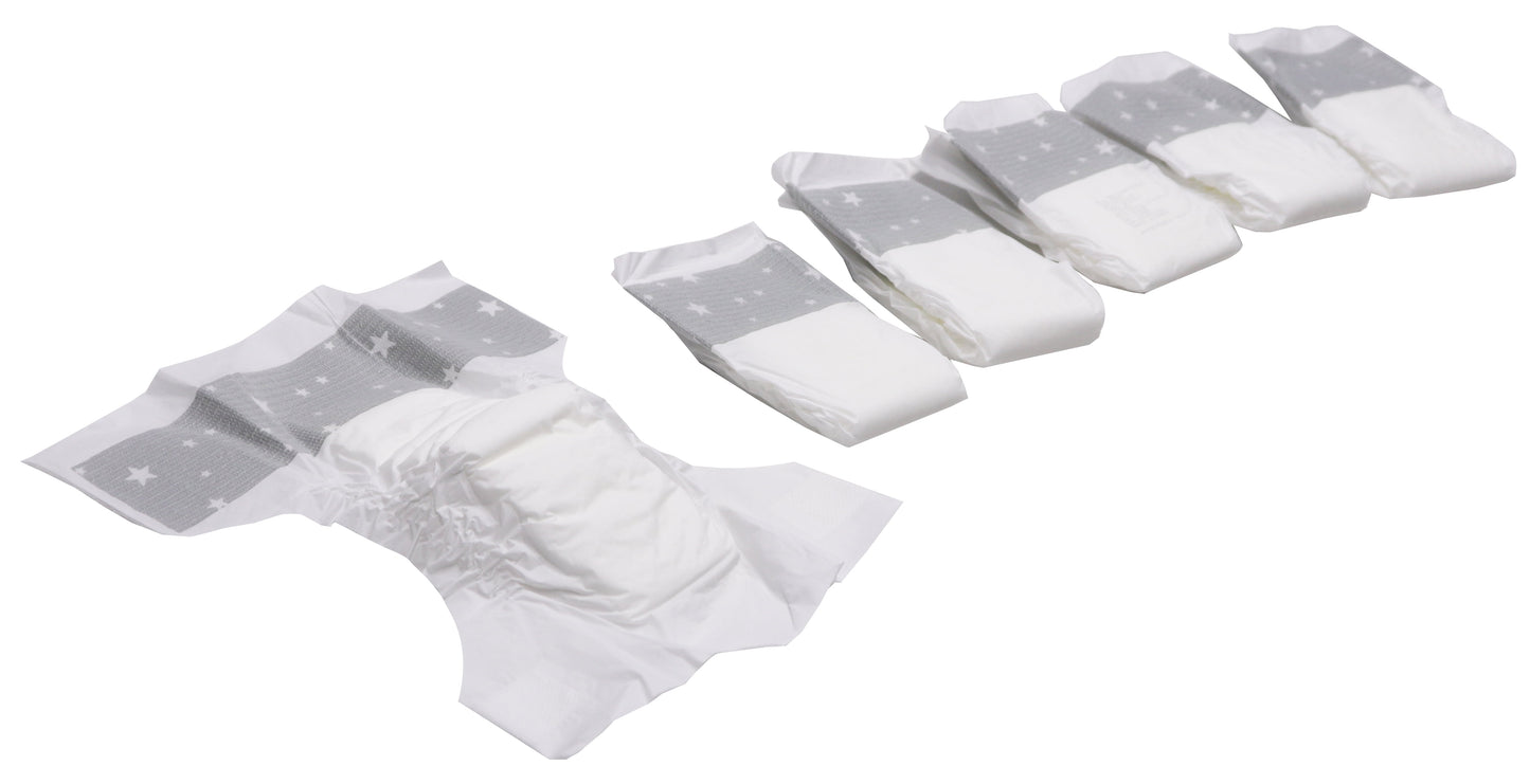 Baby Doll Diaper Set, 6 Pieces