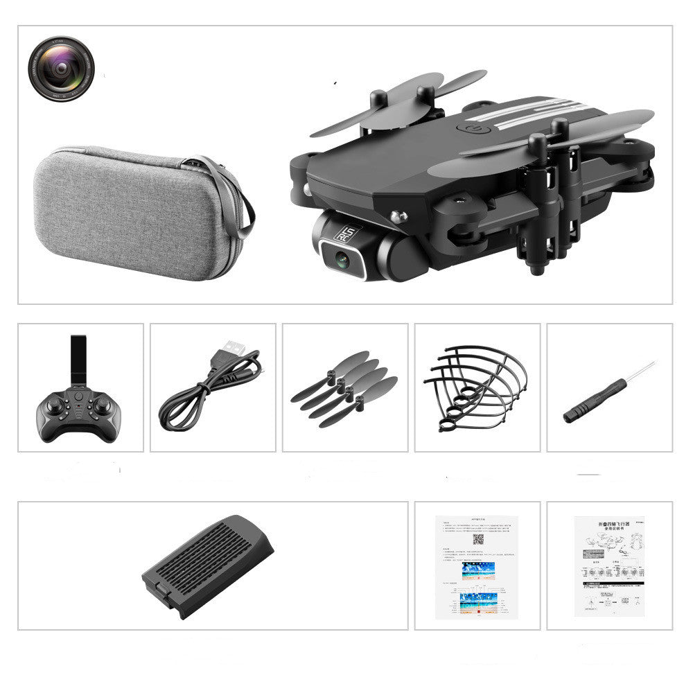 Folding fixed height toy remote control plane