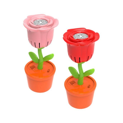 Cross-border Automatic Rose Sunflower Street Lamp Bubble Machine
