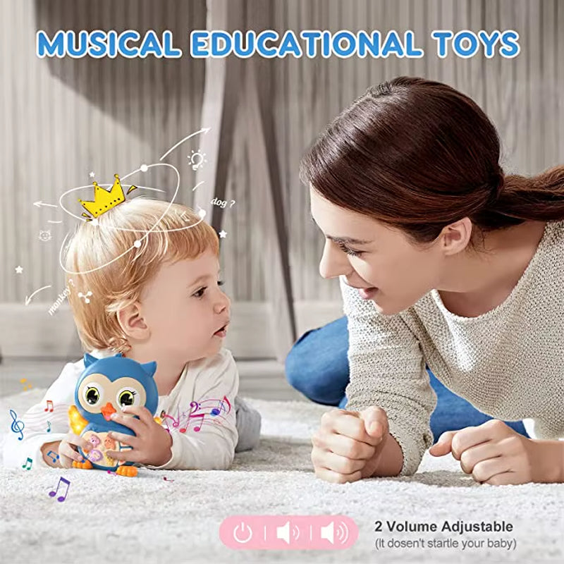 High Quality Owl Musical Instrument Musical Toys with Sounds and Light for Children'S Develop Intelligent Kids Educational Toy