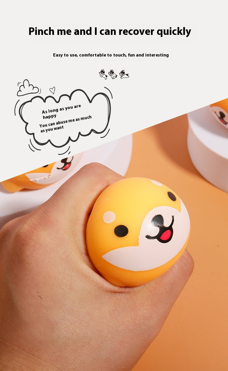 Super Cute Shiba Inu Pinch Lecon Yi Decompression Artifact