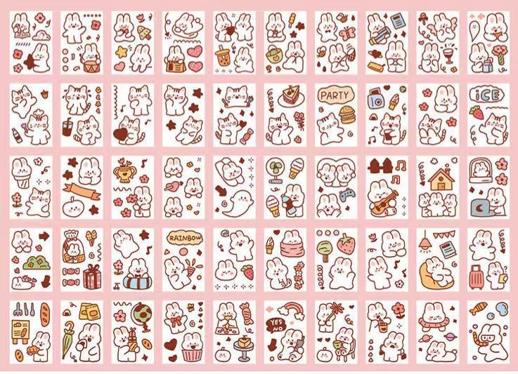Stickers This Account Material Decorative Stickers 50 Sheets