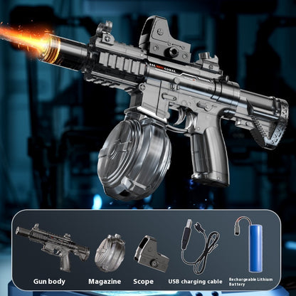 New Ice Mouse Ice Explosion Electric Water Gun Children's High-speed Continuous Hair Linkage Reloading Large Capacity Water Pistols Toy - LJ Enterprise