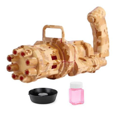 Semi-Automatic Electric Bubble Machine Toy