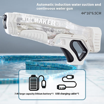 Dinosaur Electric Water Gun Waterproof Automatic Water-absorbing Water-playing Toy - LJ Enterprise