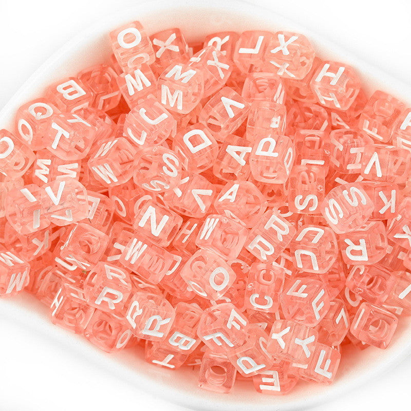 A Variety Of Acrylic Letter Beads Diy Bracelet Accessories Loose Beads - LJ Enterprise