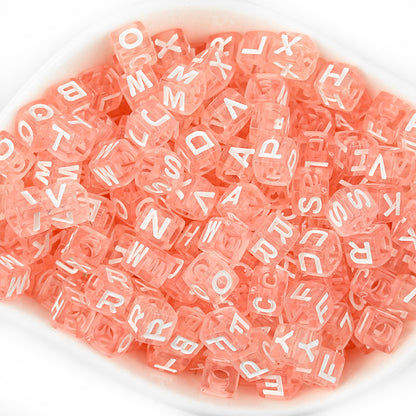 A Variety Of Acrylic Letter Beads Diy Bracelet Accessories Loose Beads - LJ Enterprise