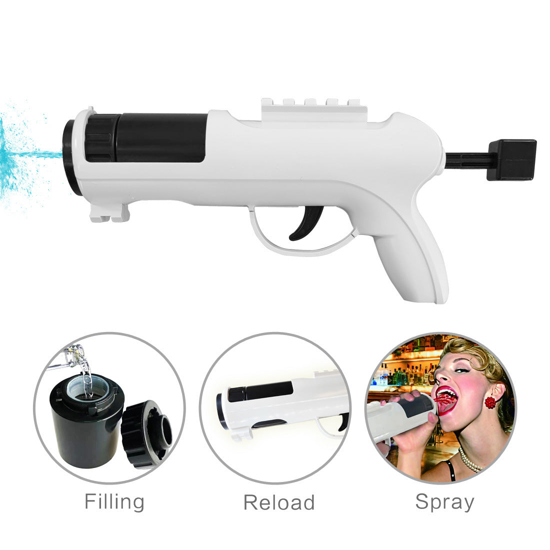 Beer Water Gun Shot Wine Gun Foreign Wine Party Atmosphere Props - LJ Enterprise
