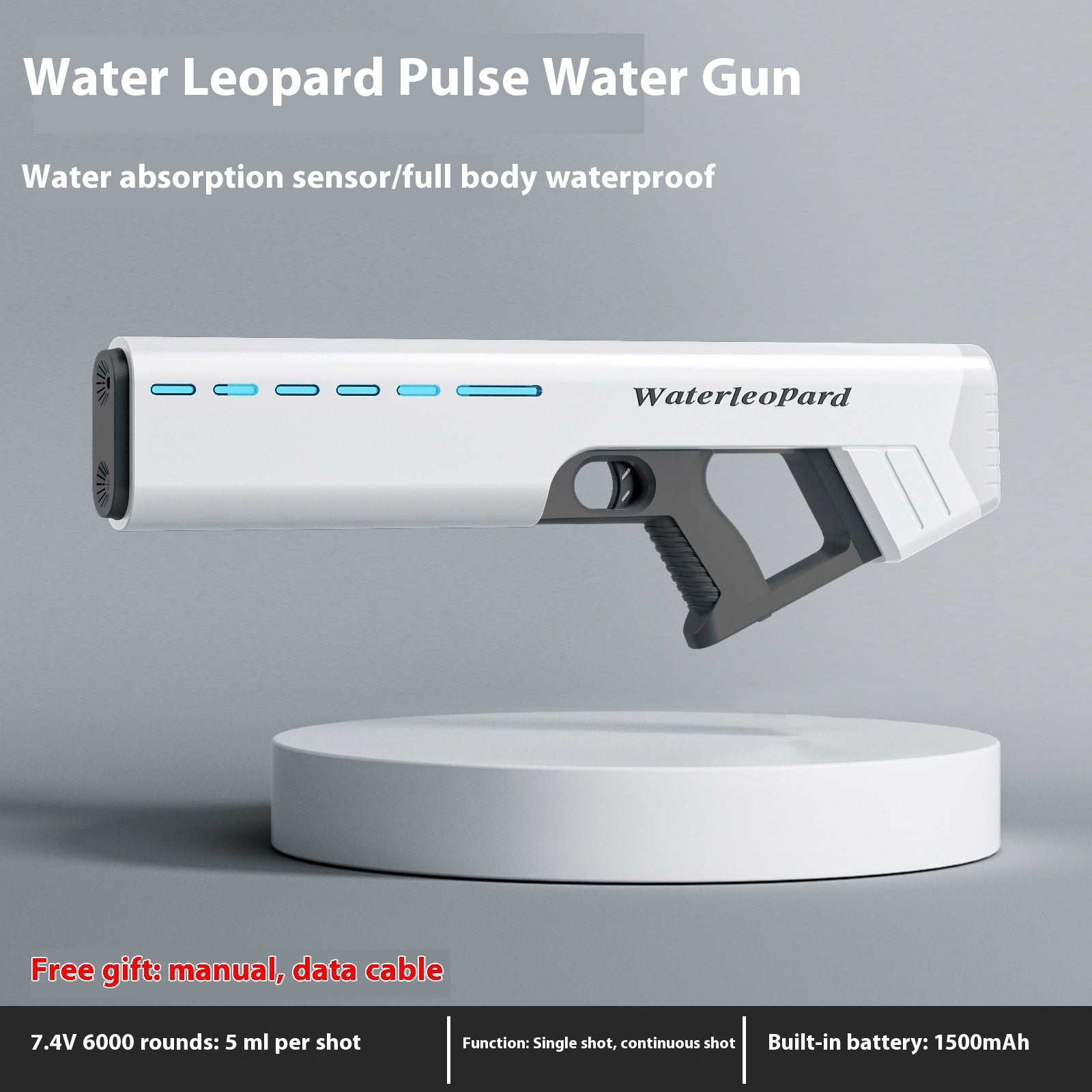 Electric Continuous Hair Cool Light Automatic Induction Water Gun - LJ Enterprise
