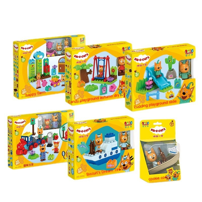 Educational Assembling Puzzle Play House Toys