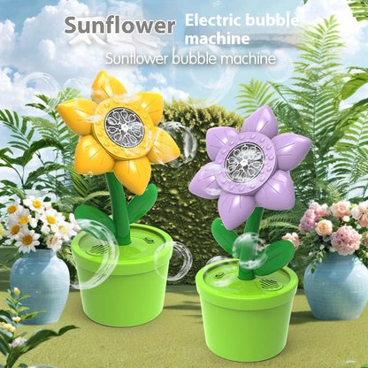 Sunflower SUNFLOWER Potted Charging Automatic Bubble Machine
