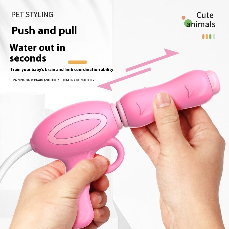 Children's Pull-out Backpack Water Gun Toy Water Playing Outdoor Water Fight Water - LJ Enterprise