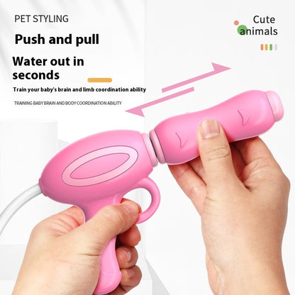Children's Pull-out Backpack Water Gun Toy Water Playing Outdoor Water Fight Water - LJ Enterprise