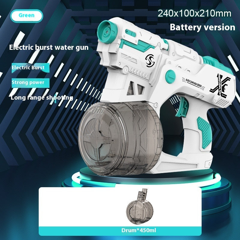 Electric Water Gun Toy Full-automatic Large Capacity Beach Water Playing Toy - LJ Enterprise