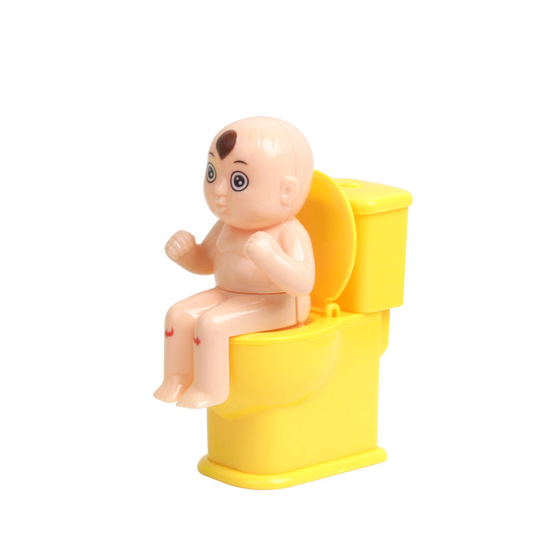Spoof Funny Objects Small Toy Squirt Toilet For Whole Person Prank Water Gun - LJ Enterprise