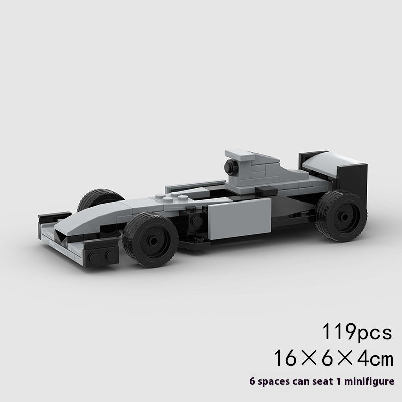 F1 Formula Super Sports Car Racing Model MOC Building Blocks